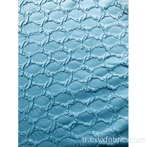 polyester mikrofiber kombinasyonu kabarcık kumaş